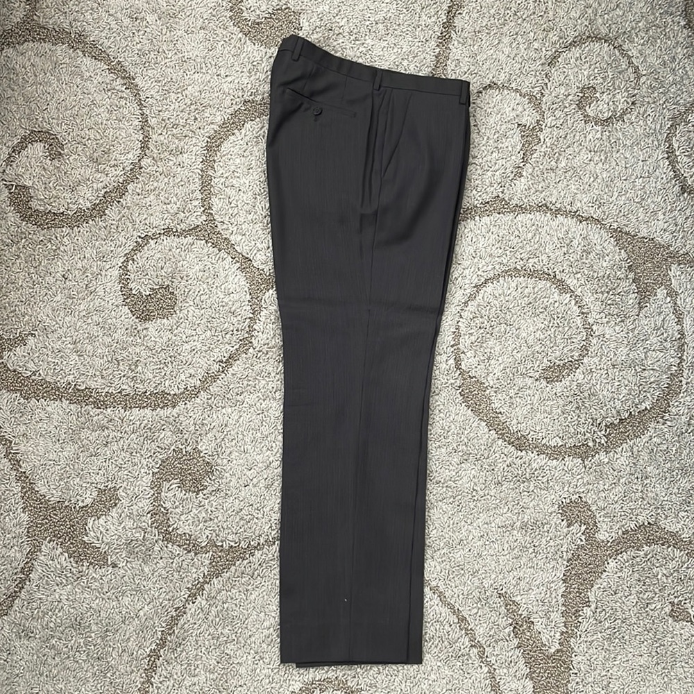 Men’s Dress Pants 32R Straight Leg Gray